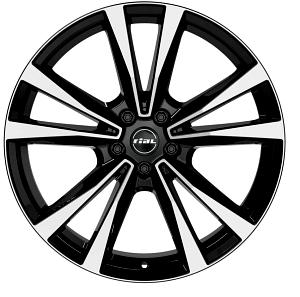 Rial M12X Diamond Black Front DFP